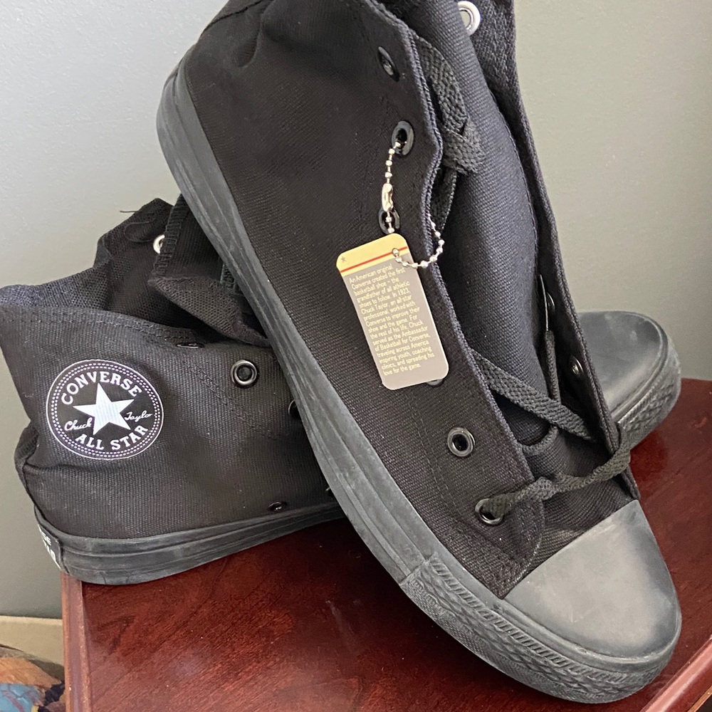 Converse All Star Black Canvas Sneakers